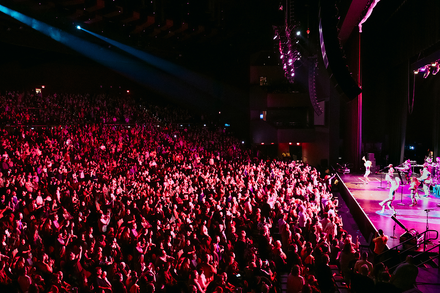 Packed audience enjoying a live concert performance at Ovation Hall, Ocean Casino Resort Atlantic City.
