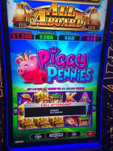 All Aboard Jackpot Ocean Casino Resort Piggy Pennies