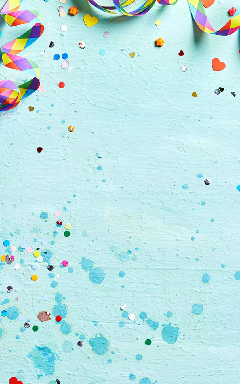 Birthday confetti 