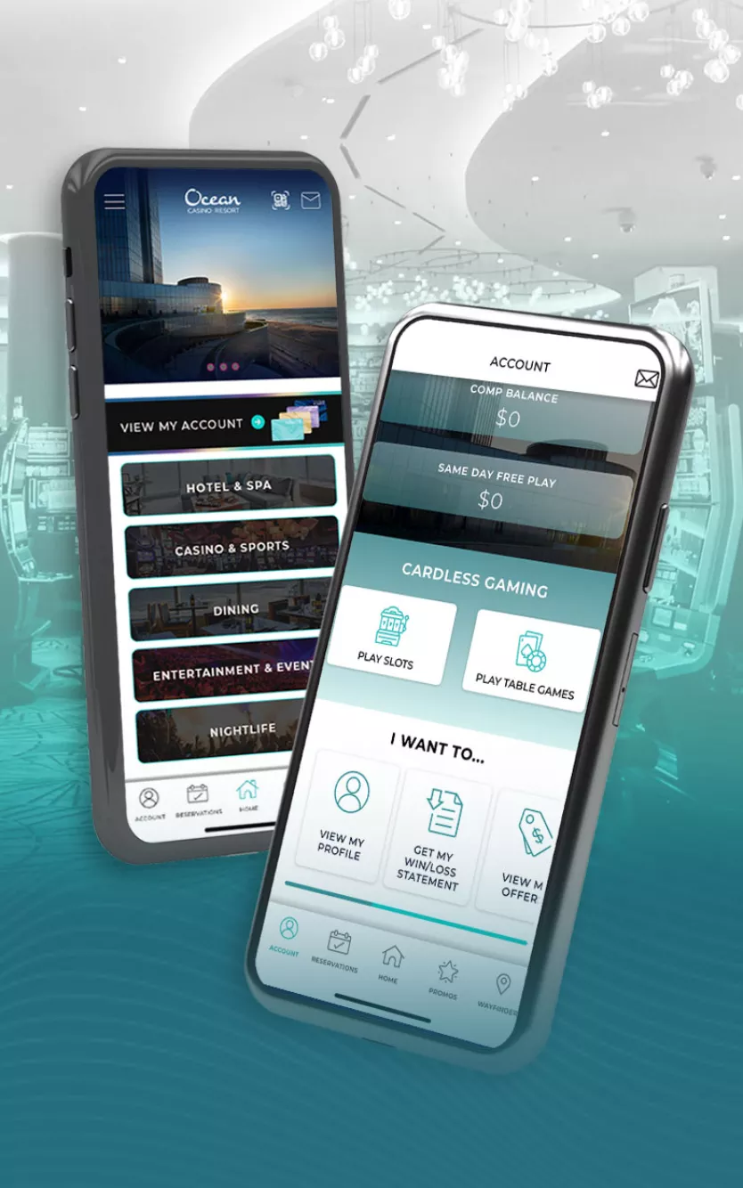 Ocean Casino Resort Cardless Gaming 