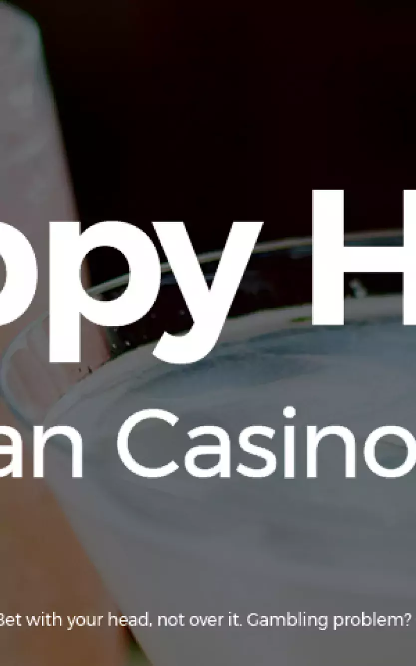 Image of cocktails and text saying Happy Hour at Ocean Casino Resort