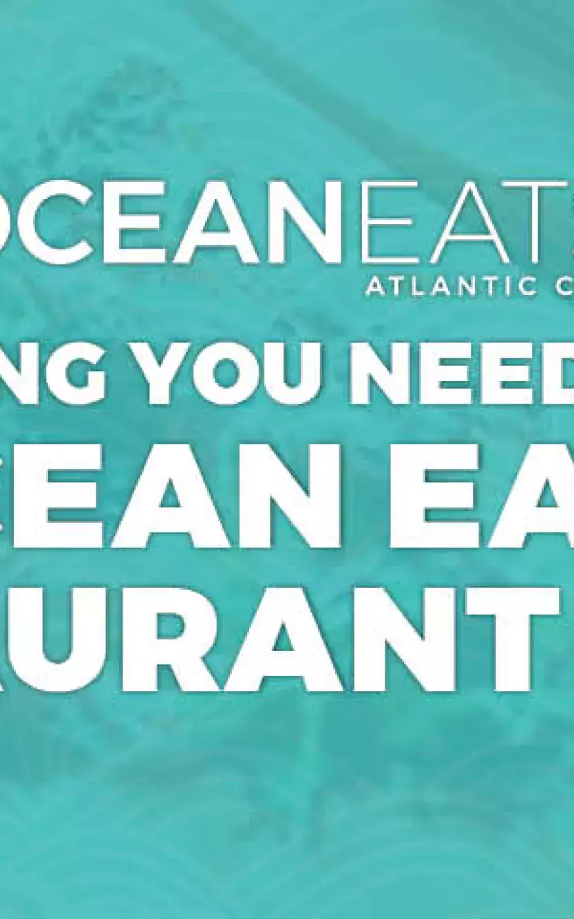 Ocean Eats Restaurant Week graphic saying "Everything You Need to Know About Ocean Eats Restaurant Week"