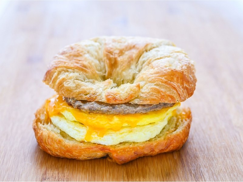 turkey sausage croissant