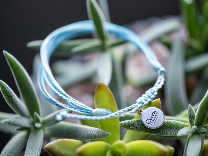world ocean day bracelet