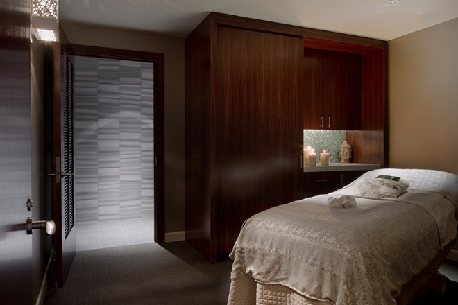 Exhale Spa Therapy Room