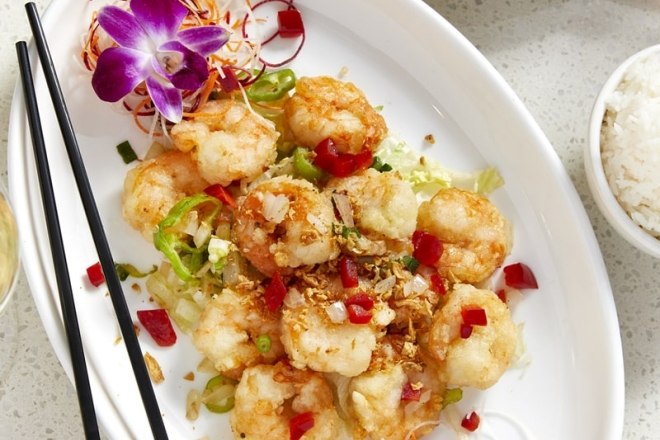 Zhen Bang Noodle & Sushi Shrimp Tempora