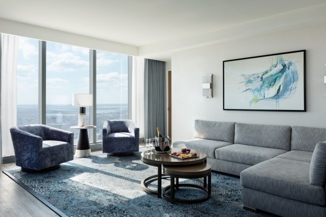 One Bedroom Blu Suite Living Room