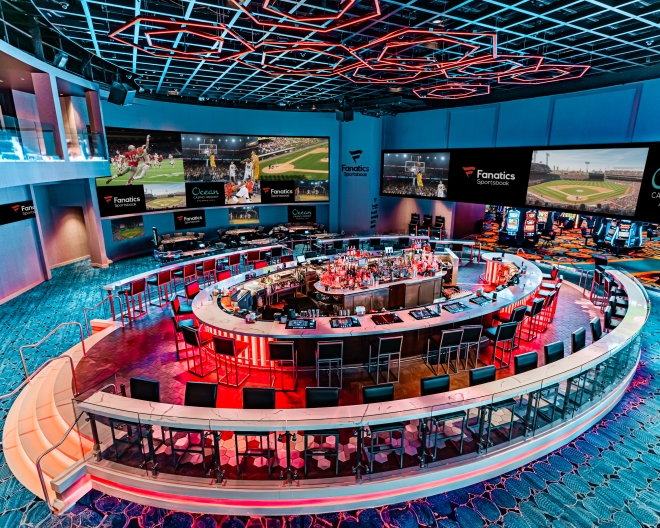 the gallery sportsbook featuring the fanatics 